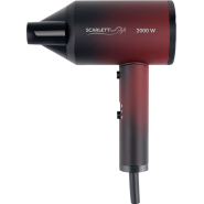 Фен SCARLETT SC-HD70I38, 2000Вт, черный с красным