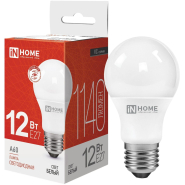 Лампа светодиодная LED-A60-VC 12Вт 230В Е27 4000К IN HOME