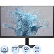 Монитор 23.8 PHILIPS 24E2N2100 Black (IPS, FHD, 120Hz, 1 ms, HDMI)