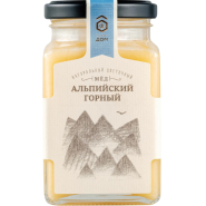 Мед Медовый Дом натуральный цветочный Альпийский горный стекло, 320г