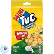Крекер ТУК мини снек соленый со вкусом сметаны и лука, 110г