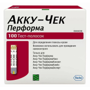 Тест-полоски Акку-Чек Перформа №100 Тест-полоски Акку-Чек Перформа №100