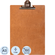 Папка-планшет Attache A3 HDF 320х460 бабочка