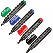 Набор маркеров перманентных ATTACHE 1,5-3мм. набор 4цв скошенный наконечник