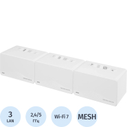 Wi-Fi Mesh система Mercusys Halo H25BE(3-pack) 3шт/уп