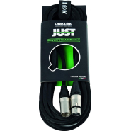 Кабель микрофонный Quik Lok Just MF 2 SL, метал. разъемы XLR/F - XLR/M, 2м Кабель микрофонный Quik Lok Just MF 2 SL, метал. разъемы XLR/F - XLR/M, 2м