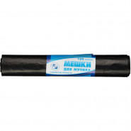 Мешки для мусора ПВД 120л 40мкм 10шт/рул черные 70х110см_Green Pack
