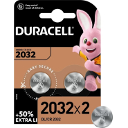 Батарейка Duracell CR2032 BL2 Lithium 3V (2/20/200) 2шт/уп